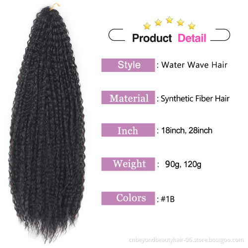 Ombre Synthetic Crochet Braiding Hair Extensions Marley Hair for Women Afro Curls Synthetic Crochet Afro Hair Yaki Kinky Curly